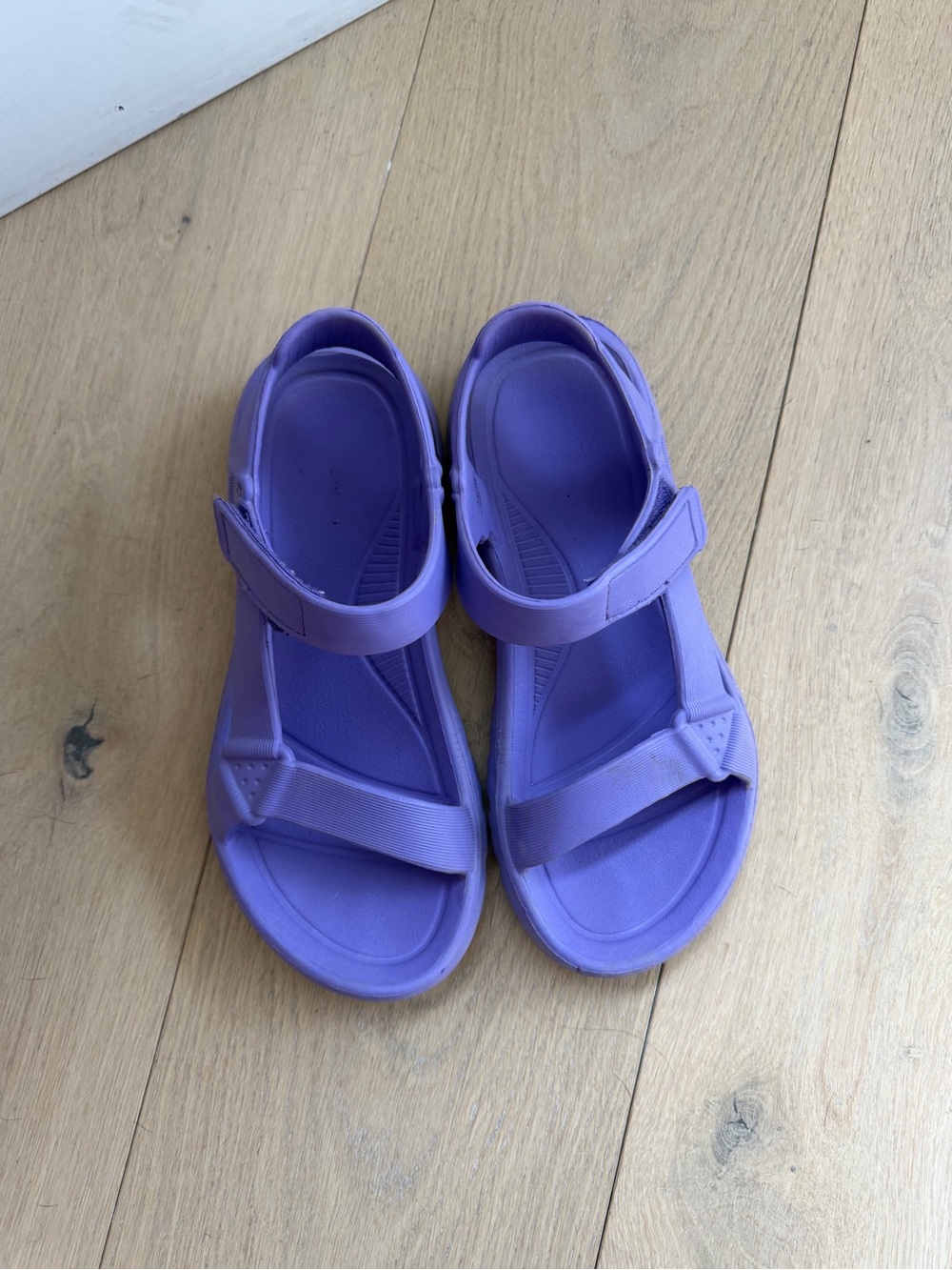 Purple Sport Sandals with Adjustable Straps